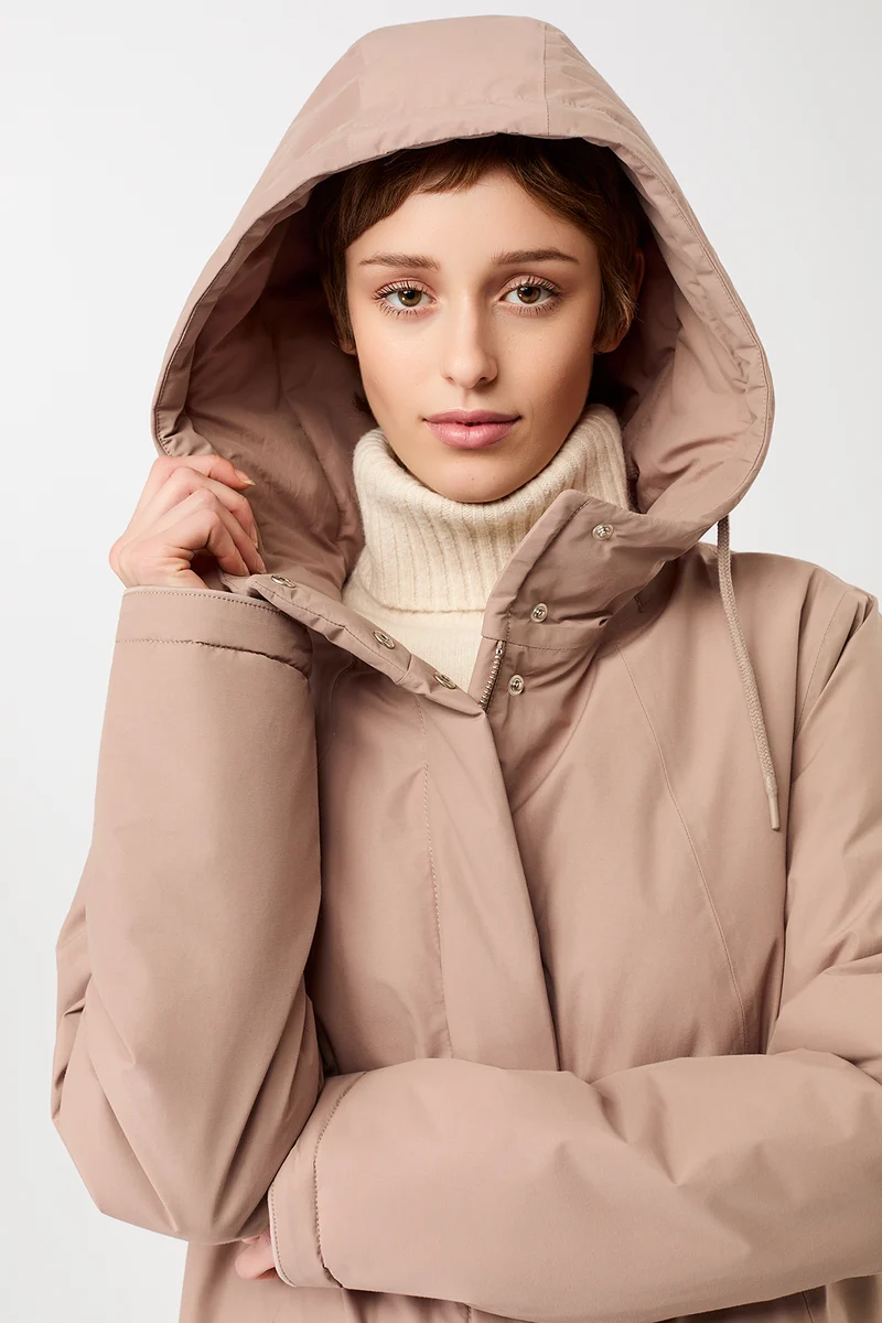 Wattierter Parka leicht tailliert (Cocoon)