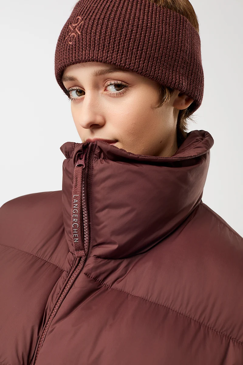 Wattierte Weste gesteppt (Burgundy)