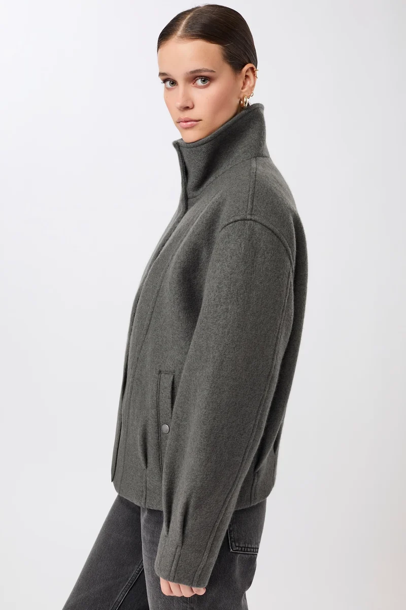Oversize Blouson wattiert (Platinum)