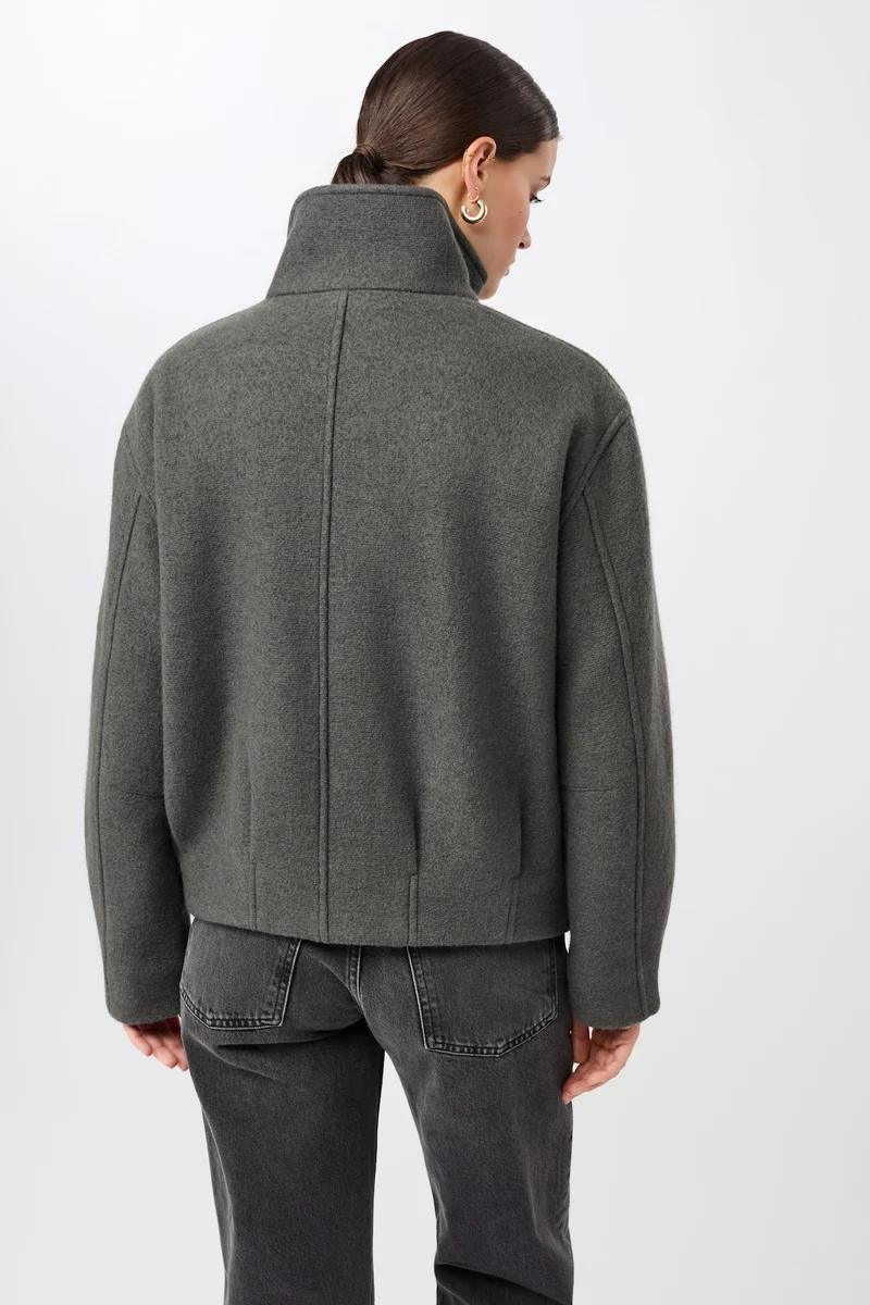 Oversize Blouson wattiert (Platinum)
