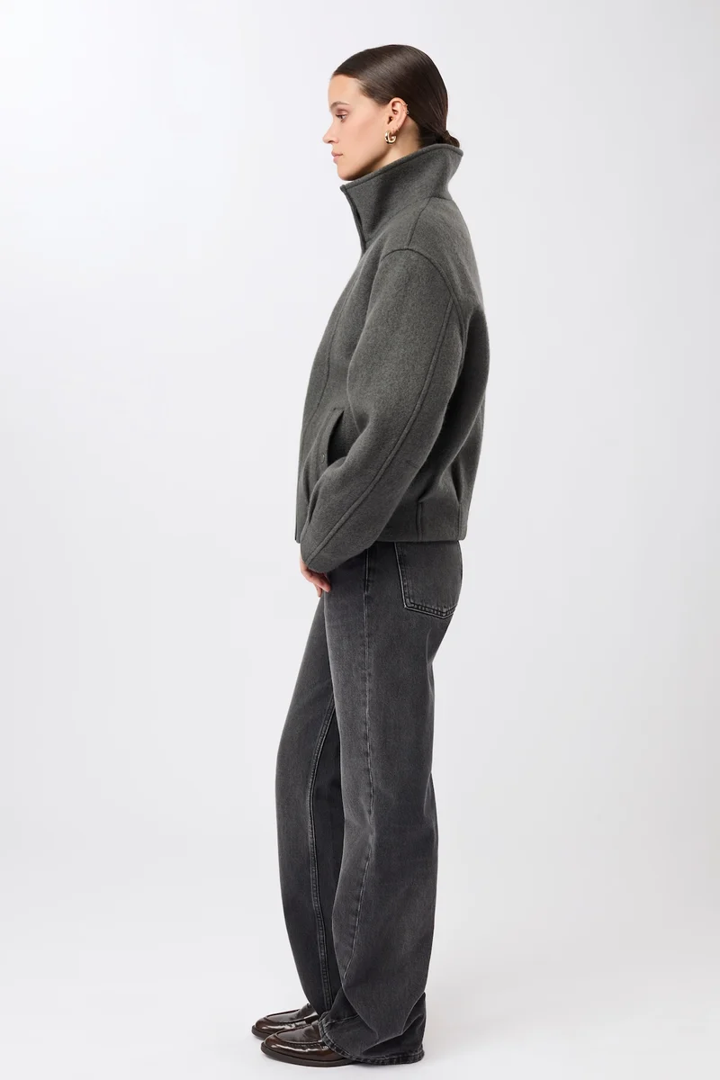 Oversize Blouson wattiert (Platinum)