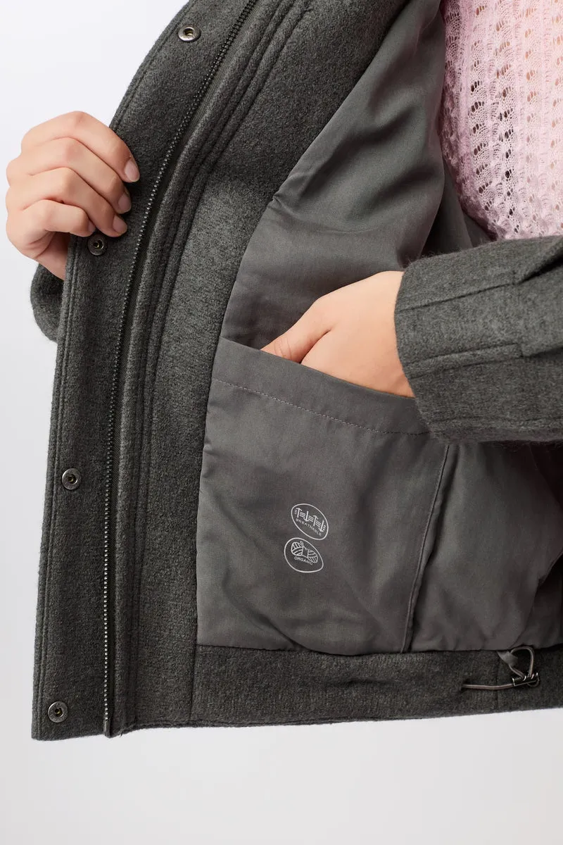 Oversize Blouson wattiert (Platinum)