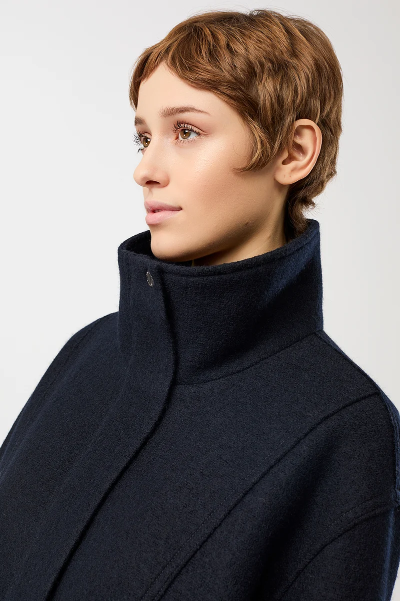 Oversize Blouson wattiert (Navy)
