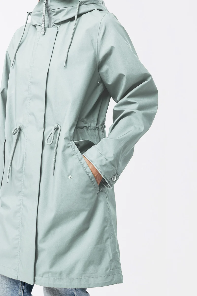 Langer Parka mit Leistentasche (Flow)