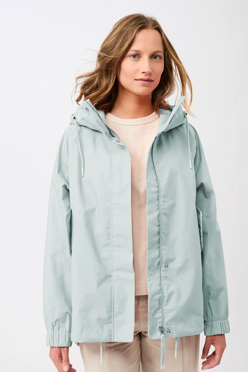 Kapuzenjacke mit Falten am Arm (Flow)
