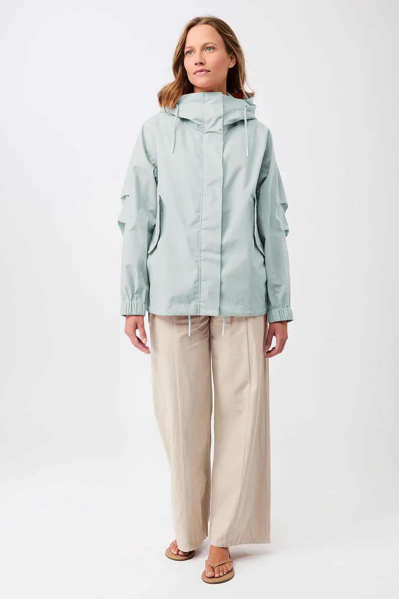 Kapuzenjacke mit Falten am Arm (Flow)