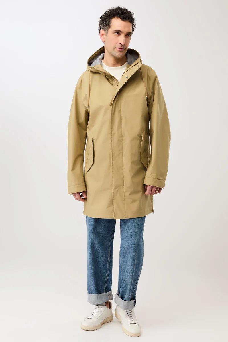 Regenparka mit seitlichen Reißverschlüssen am Saum (Breeze)