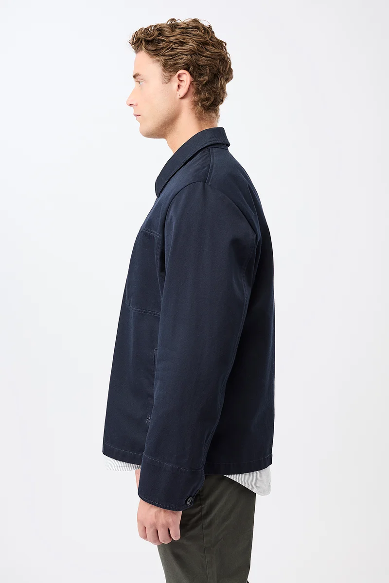 Workwear Jacke aus Bio-Baumwolle (Navy)
