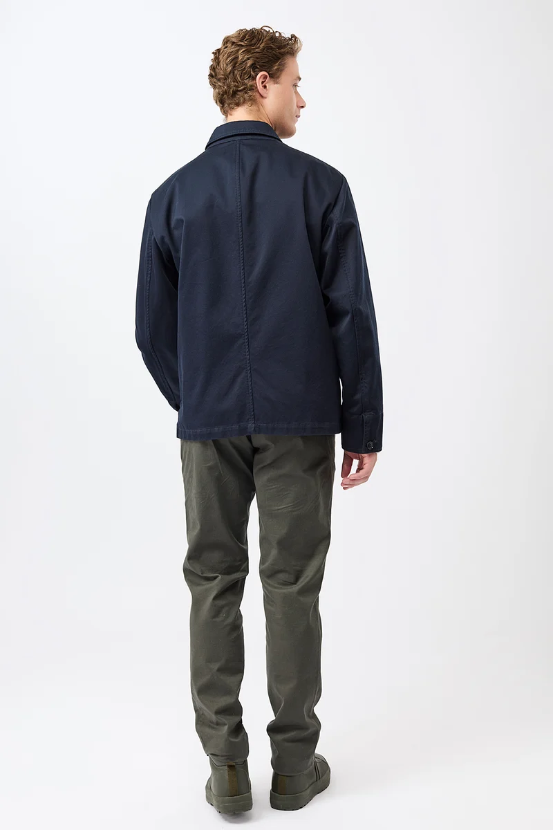 Workwear Jacke aus Bio-Baumwolle (Navy)
