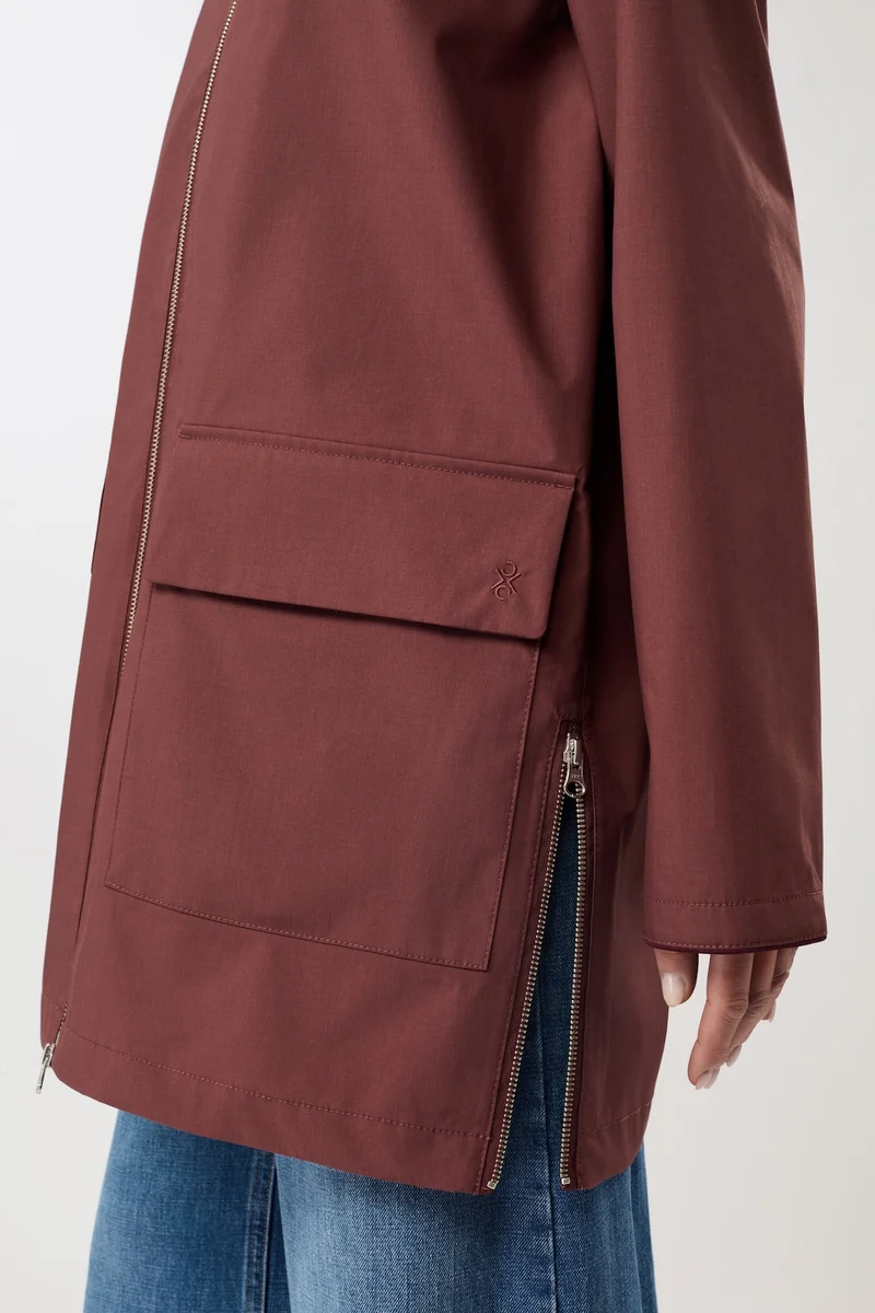 Bestseller Regenjacke aus Bio-Baumwolle (Rubywood)