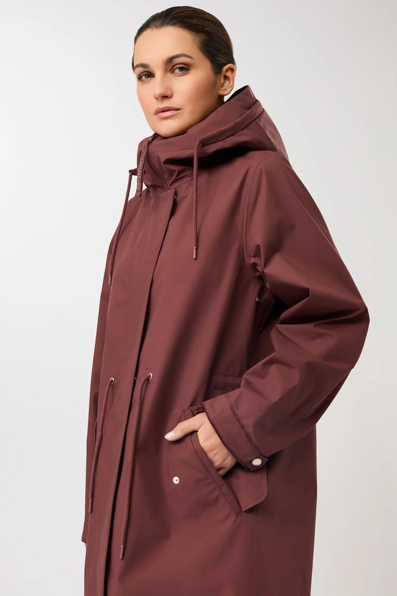Langer Parka mit Leistentasche (Rubywood)