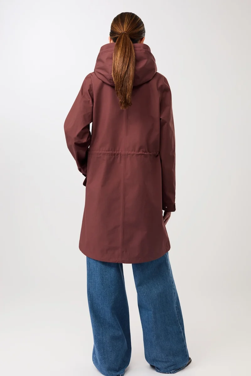 Langer Parka mit Leistentasche (Rubywood)