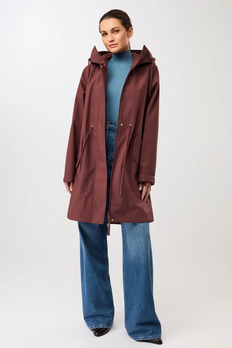 Langer Parka mit Leistentasche (Rubywood)