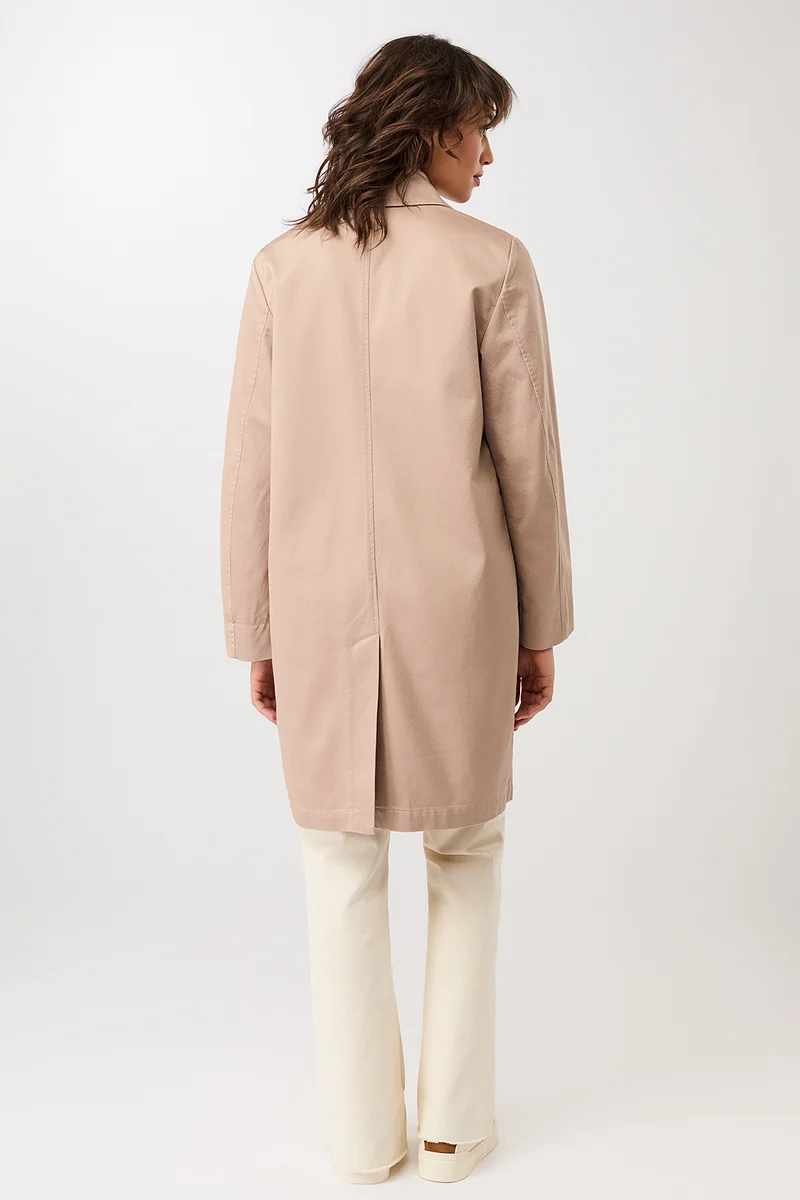 Kurzmantel aus Bio-Baumwolle (Blush)