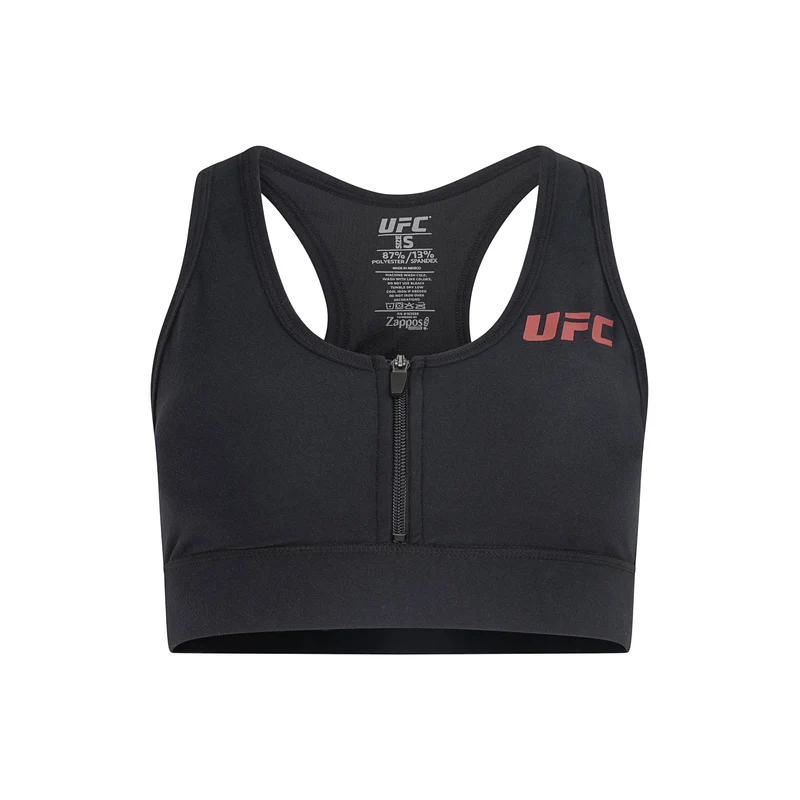UFC Core Zip Front Sports Bra/ UFC Core Sport-BH mit Front-Reißverschluss