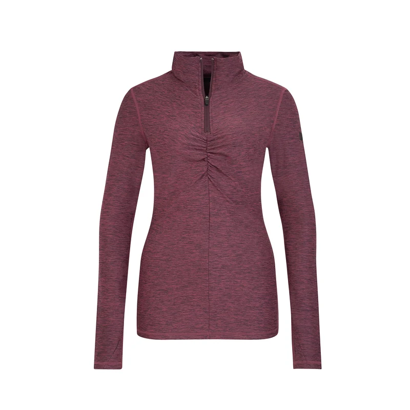 UFC L/S1/4 ZIP Pullover Berry Crush/ UFC Damen-Sweatshirt mit Viertel-Reißverschluss Berry Crush