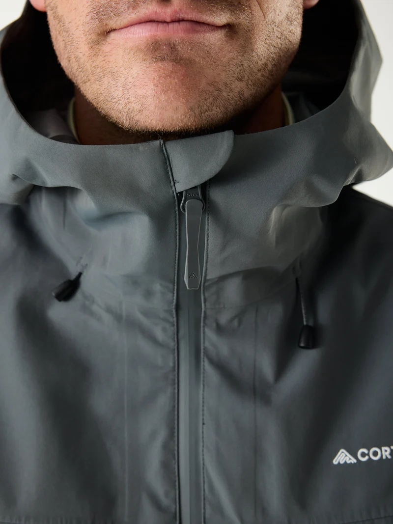 Alpine Shell Jacket Mid Grey | Men