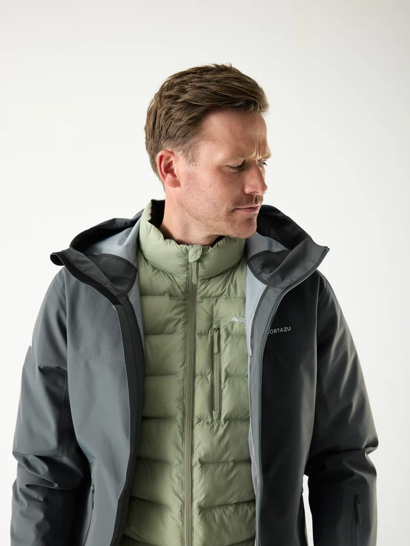 Alpine Shell Jacket Mid Grey | Men