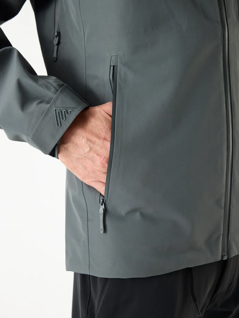 Alpine Shell Jacket Mid Grey | Men