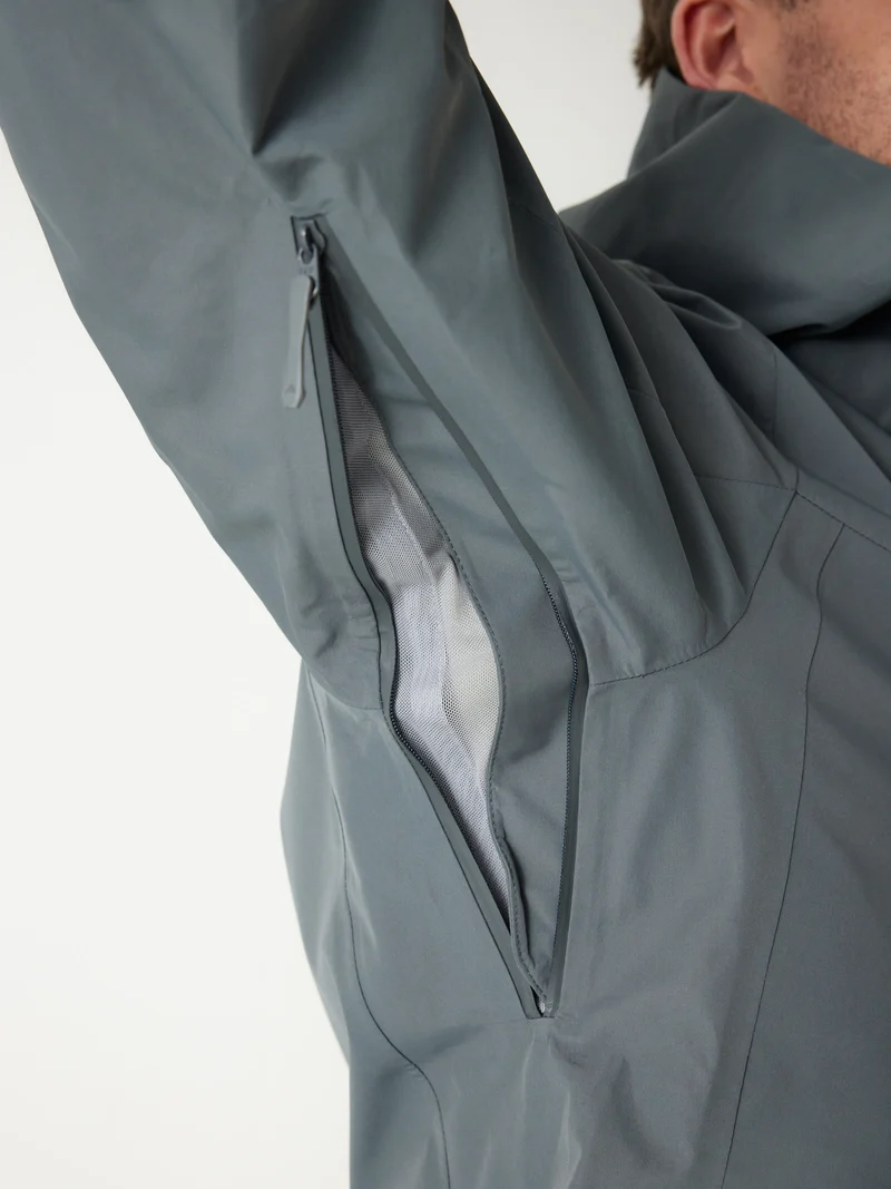 Alpine Shell Jacket Mid Grey | Men