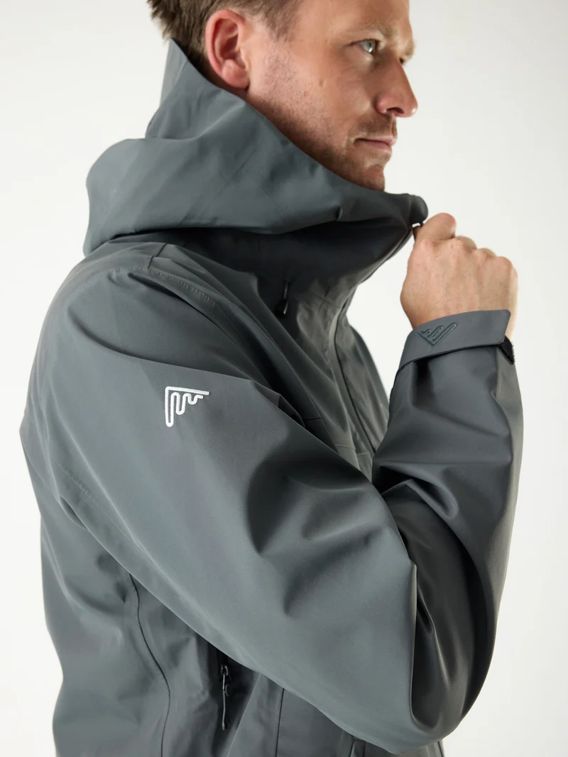 Alpine Shell Jacket Mid Grey | Men