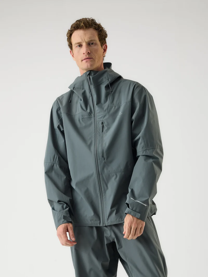 Aero Rain Jacket Mid Grey | Men