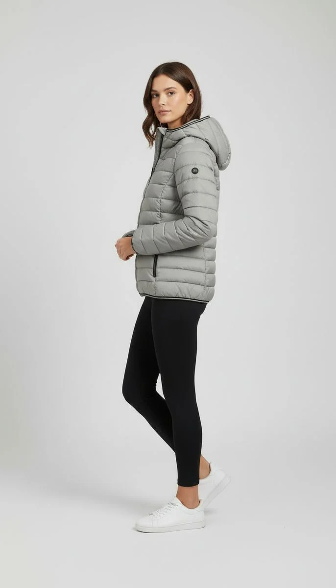 Black Crevice Damen Steppjacke
