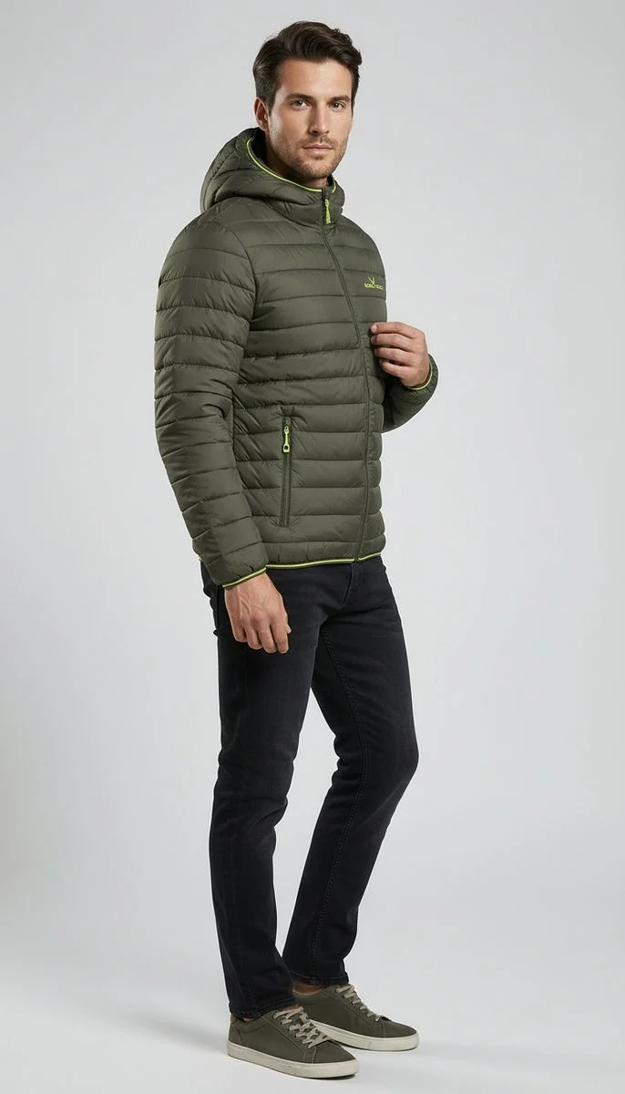 Black Crevice Herren Steppjacke