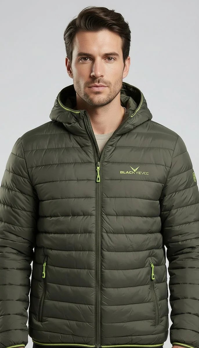 Black Crevice Herren Steppjacke