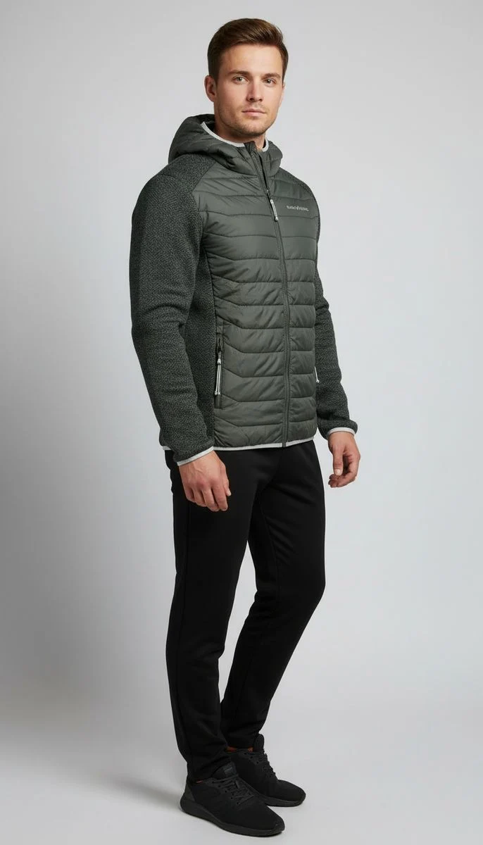 Black Crevice Herren Hybridjacke