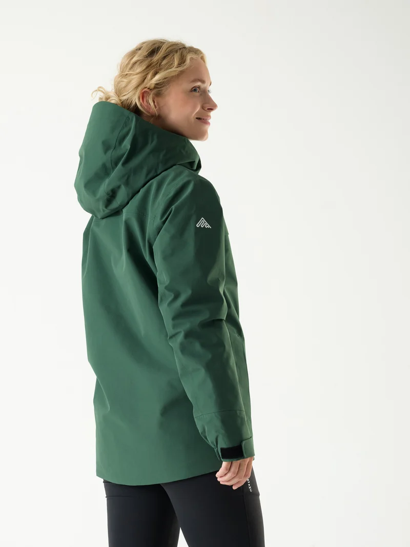 Delta INS Hardshell Jacket 10M Dark Green | Women