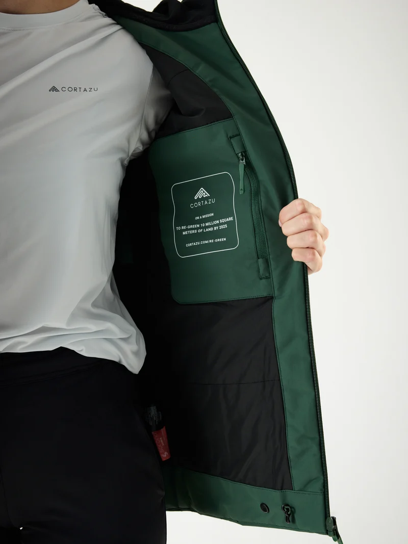 Delta INS Hardshell Jacket 10M Dark Green | Women