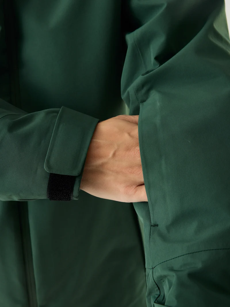 Delta INS Hardshell Jacket 10M Dark Green | Women