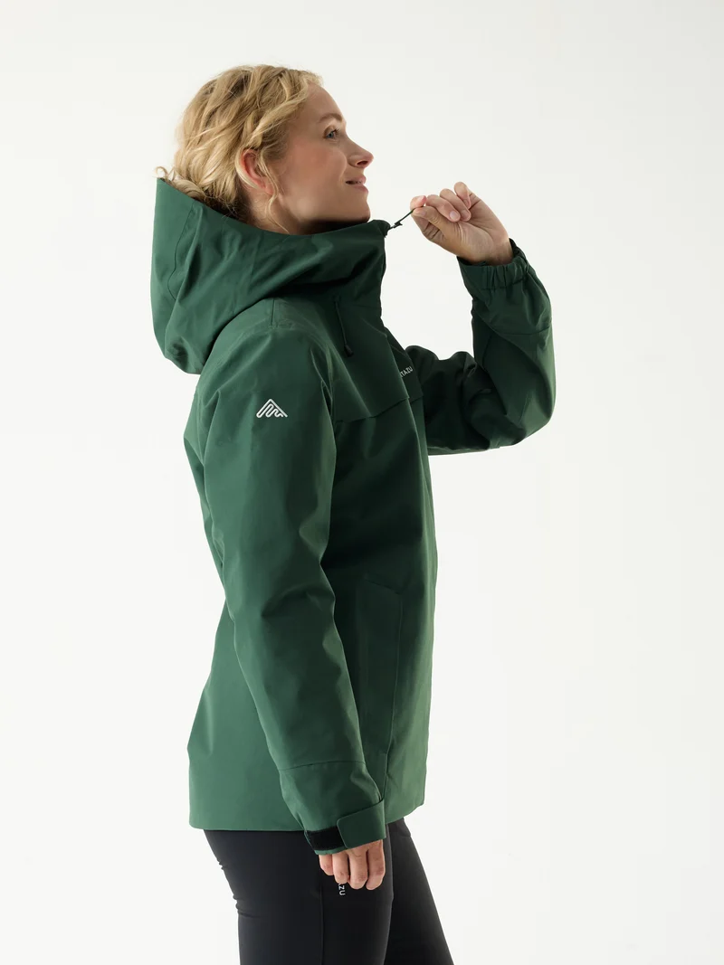 Delta INS Hardshell Jacket 10M Dark Green | Women