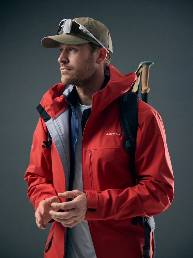 AR Hardshell Jacket Red | Men