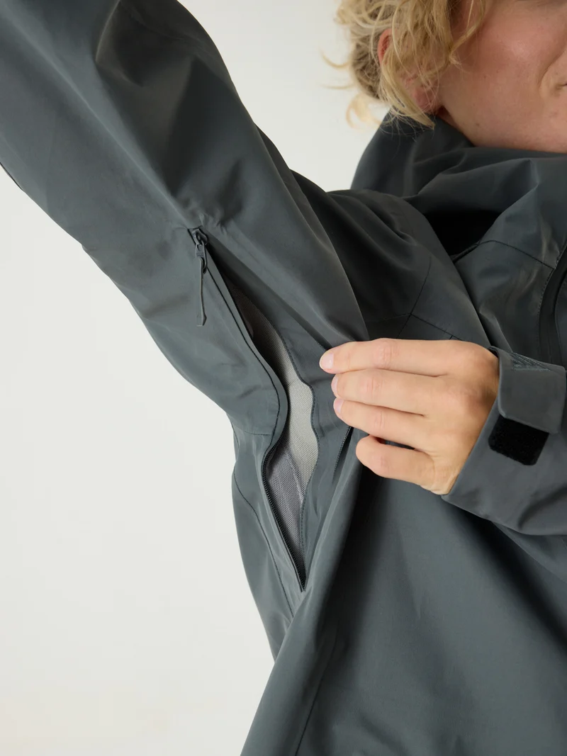 AW Hardshell Jacket 10M Mid Grey | Women