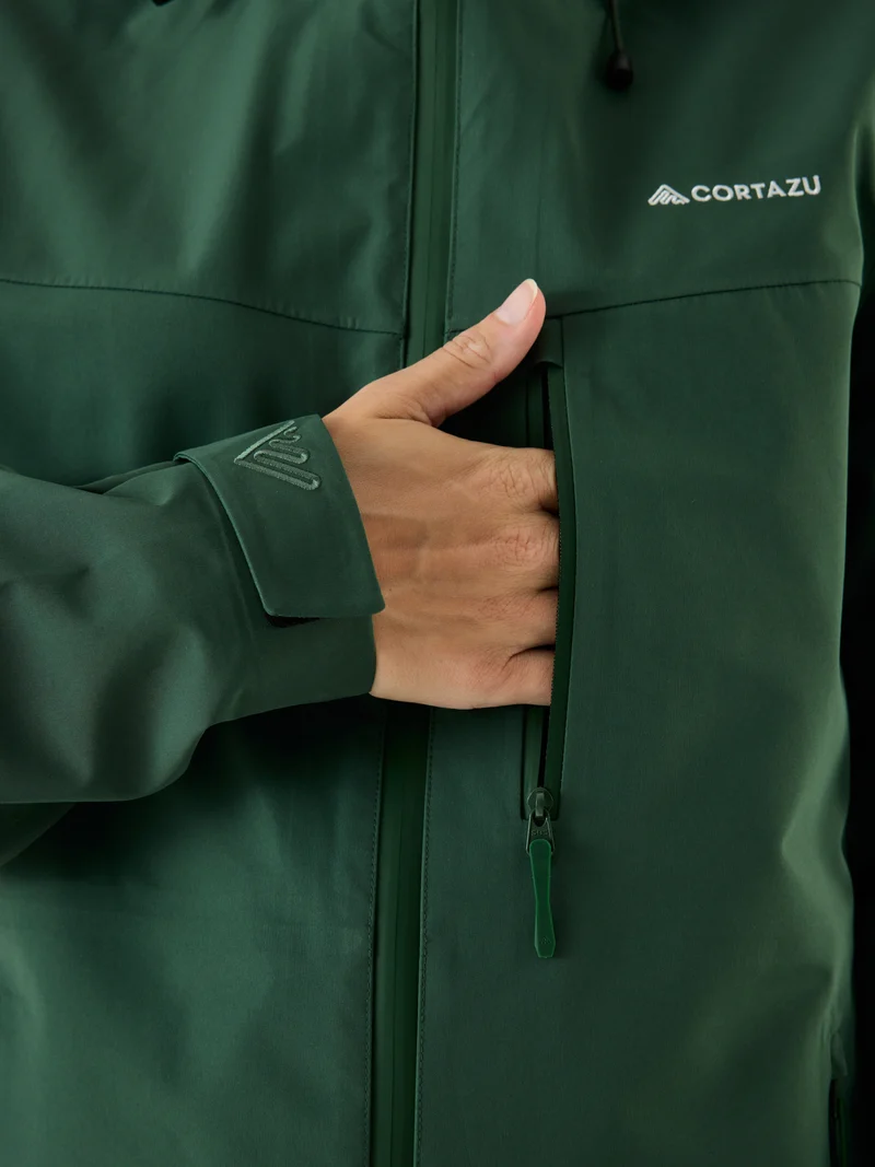 AW Hardshell Jacket 10M Dark Green | Women