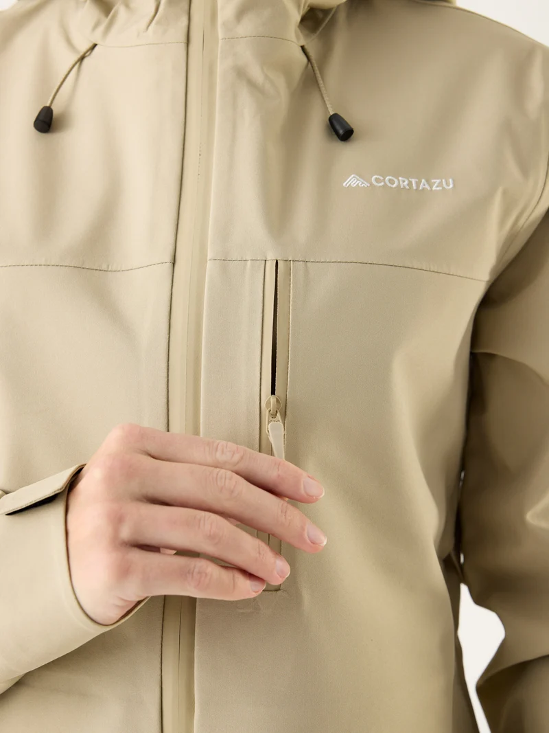 AR Hardshell Jacket Beige | Women