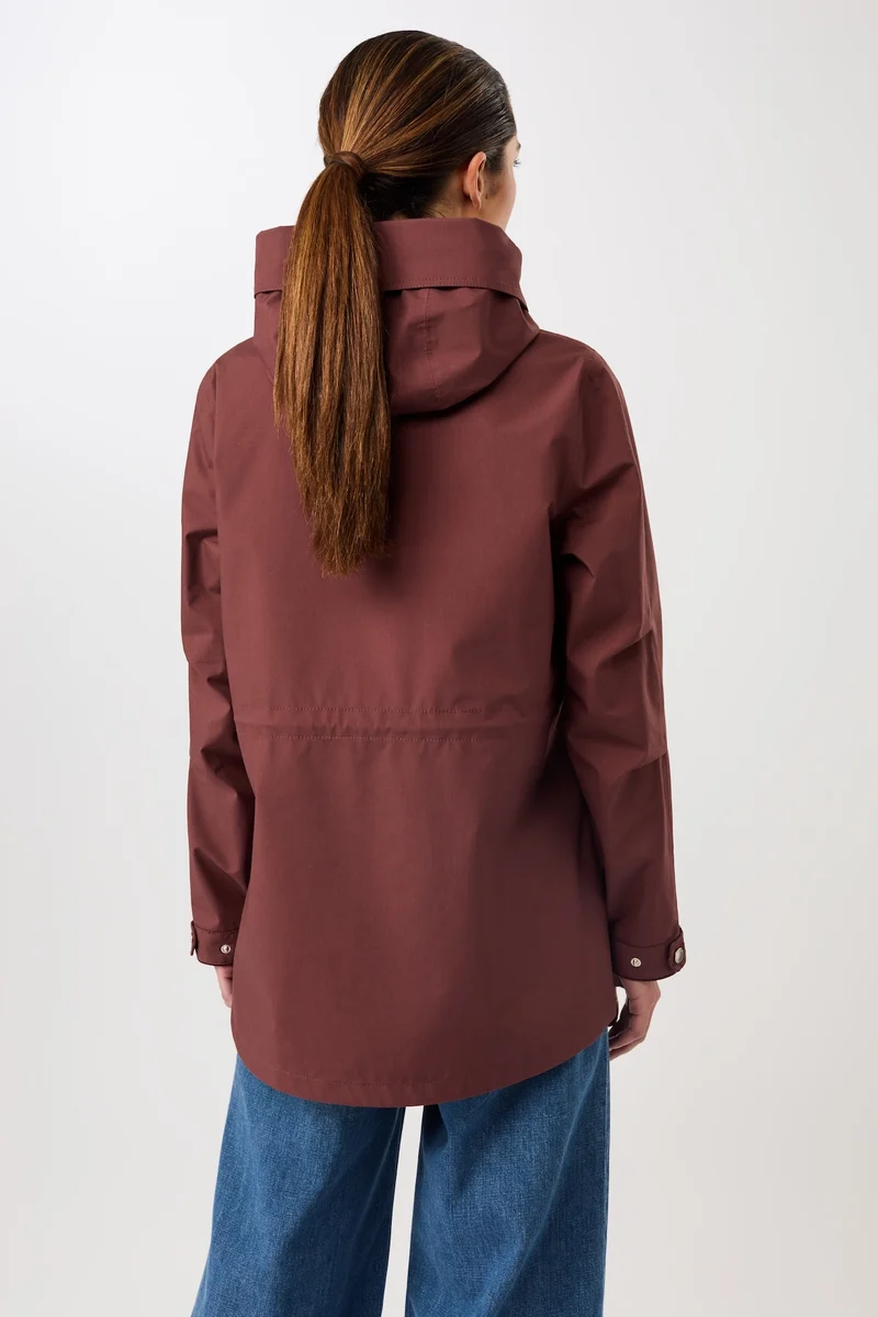 Kurzer Regenparka aus Bio-Baumwolle (Rubywood)