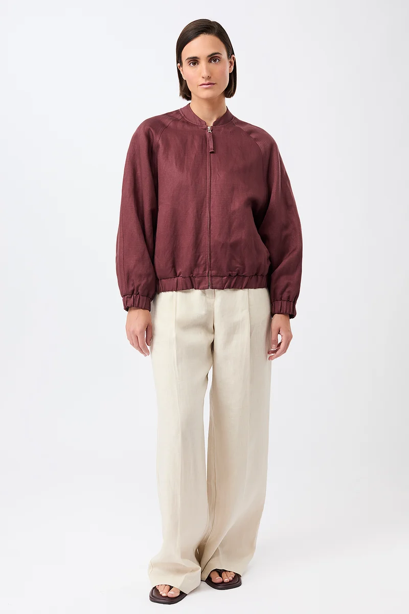 Bomberjacke aus Tencel® (Rubywood)