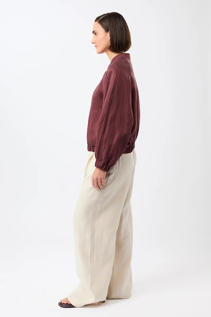 Bomberjacke aus Tencel® (Rubywood)
