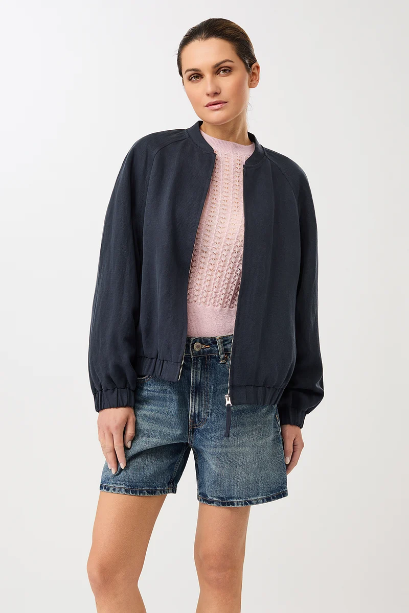 Bomberjacke aus Tencel® (Navy)