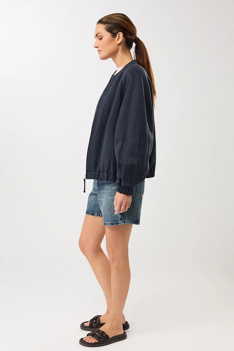 Bomberjacke aus Tencel® (Navy)