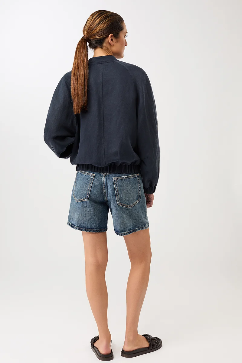 Bomberjacke aus Tencel® (Navy)