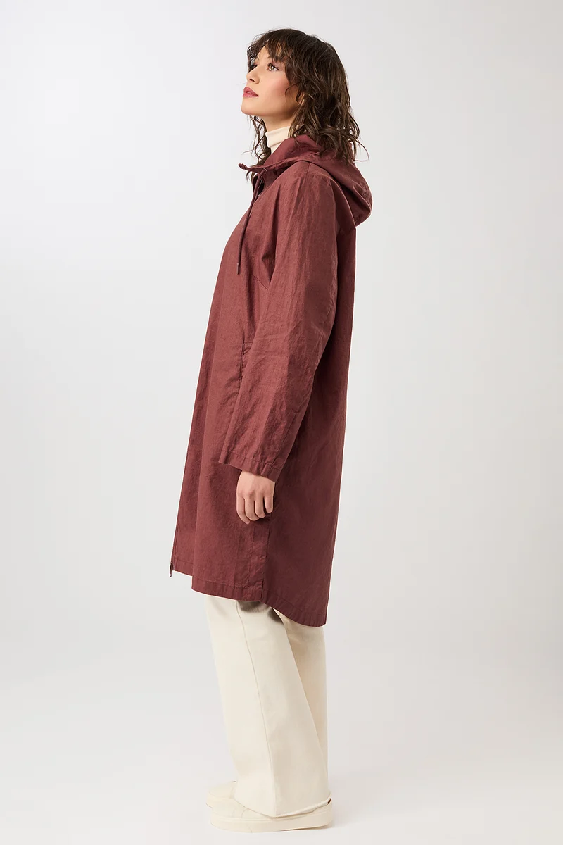 Langer Parka mit seitlichen Druckknöpfen (Rubywood)