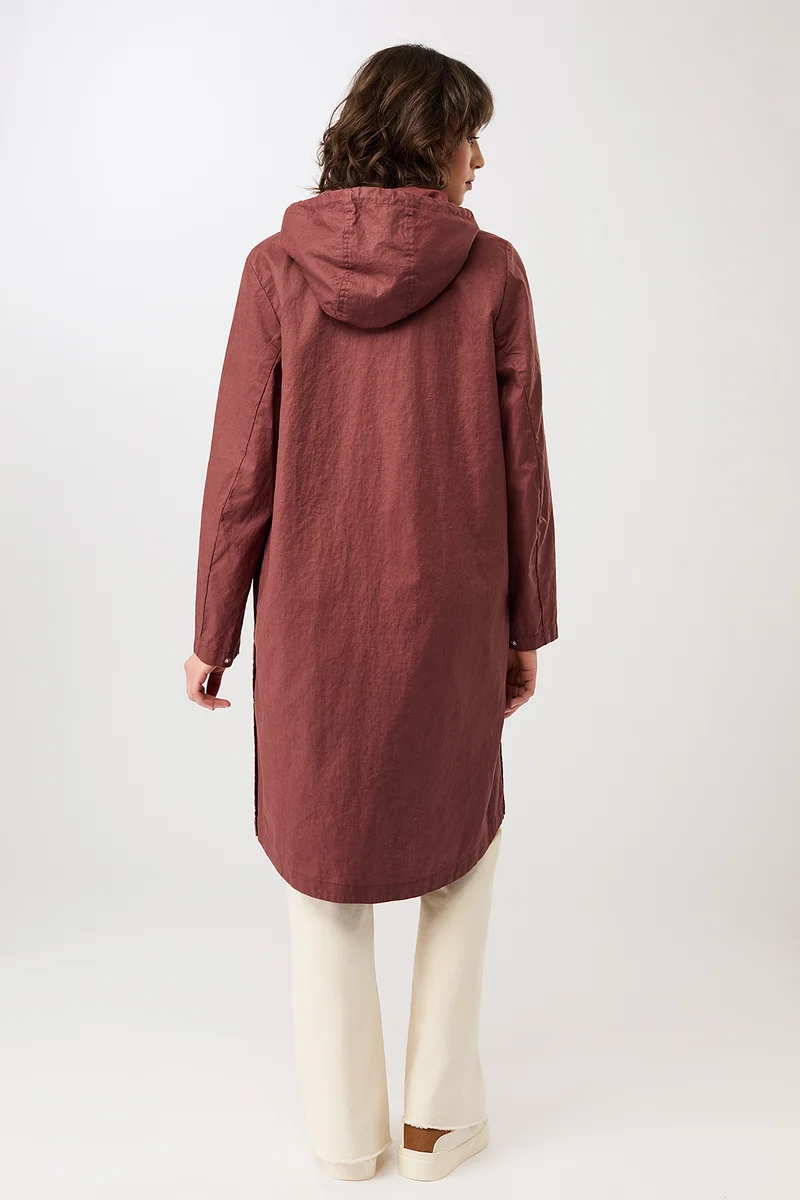 Langer Parka mit seitlichen Druckknöpfen (Rubywood)