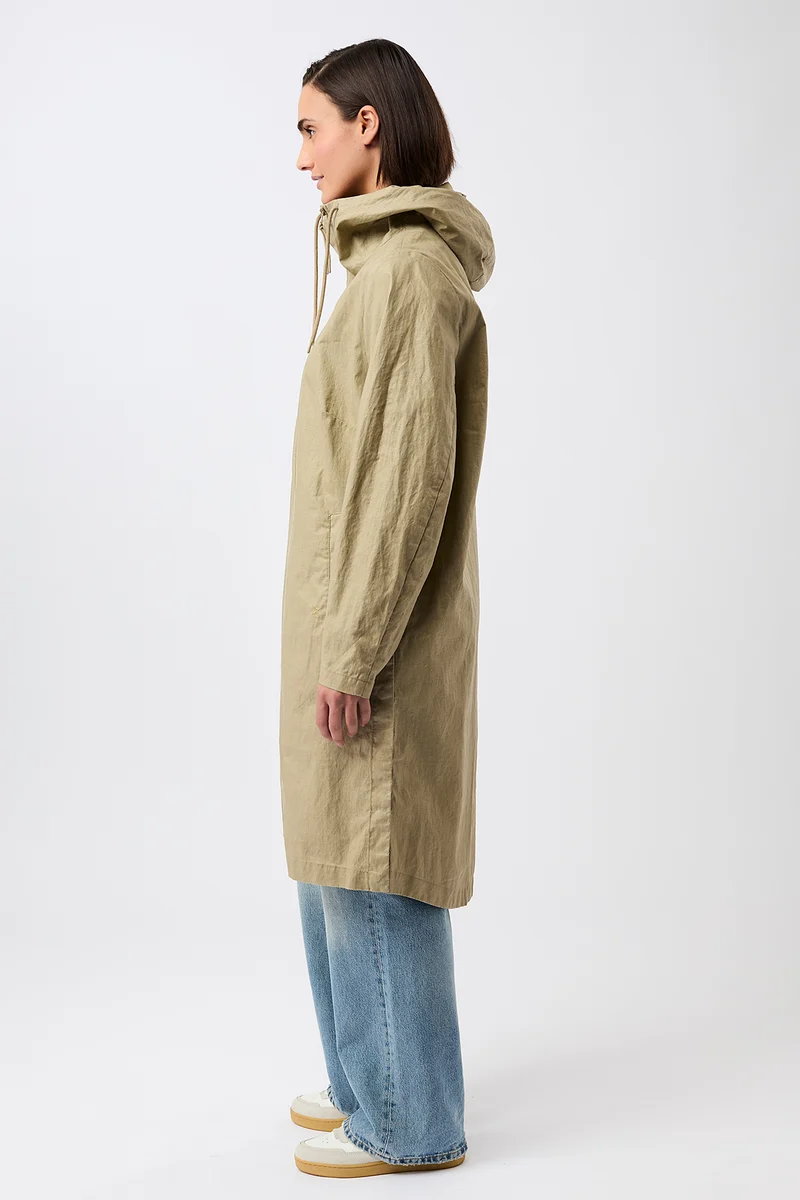 Langer Parka mit seitlichen Druckknöpfen (Breeze)