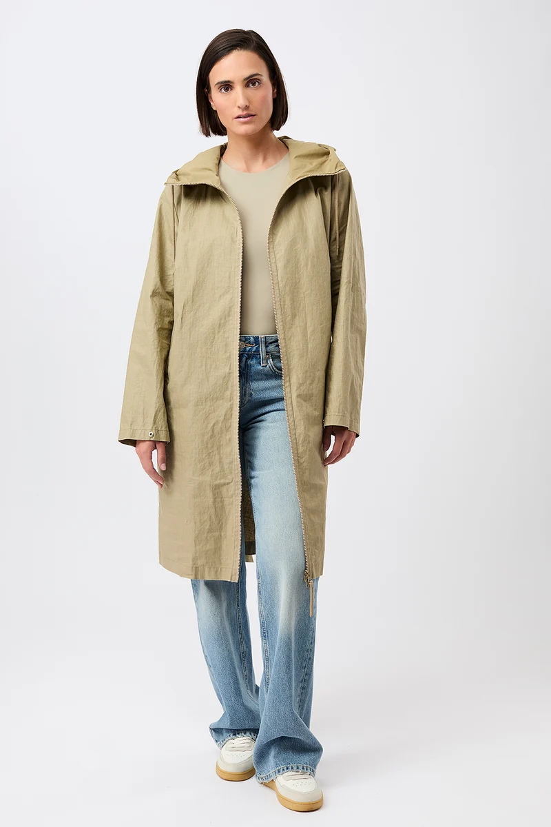 Langer Parka mit seitlichen Druckknöpfen (Breeze)