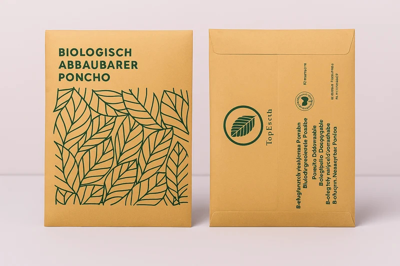 BIO Regenponcho kaufen – Nachhaltig, Vegan & Kompostierbar ab 4,50 €