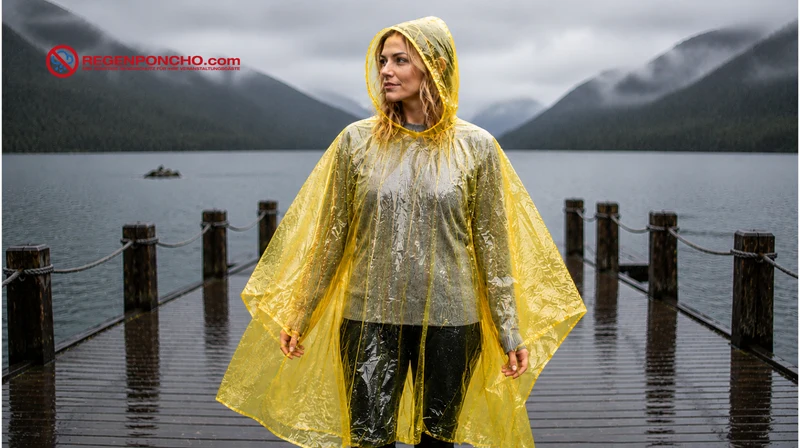 Einweg Regenponcho transparent ab 0,49 € – Regenschutz für Festivals, Events & Großhandel